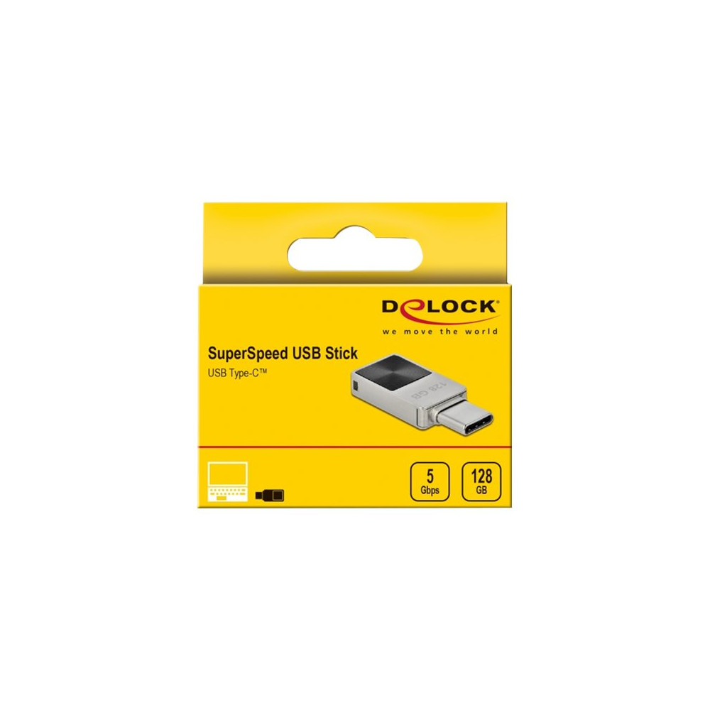 Produktbild för Delock Mini Memory Stick - USB flash-enhet - 128 GB
