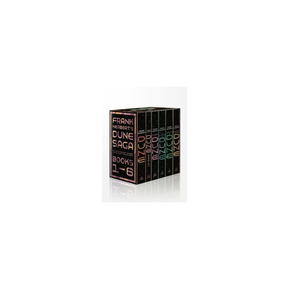 Produktbild för Frank Herbert's Dune Saga 6-Book Boxed Set (häftad, eng) (Skadad)
