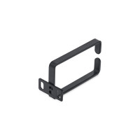 Produktbild för StarTech.com 1U Vertical 2.2 x 3.9in Server Rack Cable Management D-Ring Hook w/ Flexible Opening - Network Rack-Mount Cord Organizer Ring (CMHOOK1U) - kabelhanteringsring - 1U