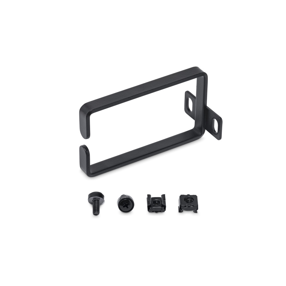 Produktbild för StarTech.com 1U Vertical 2.2 x 3.9in Server Rack Cable Management D-Ring Hook w/ Flexible Opening - Network Rack-Mount Cord Organizer Ring (CMHOOK1U) - kabelhanteringsring - 1U