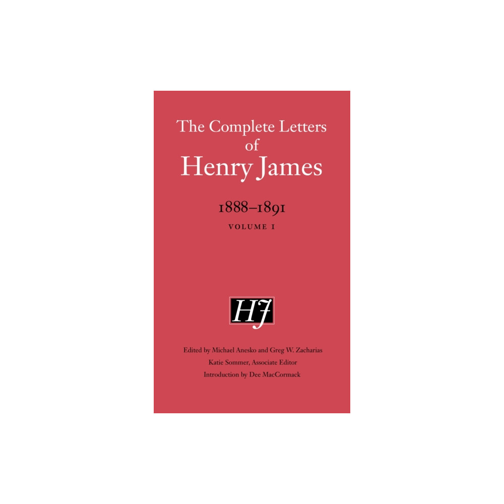 Produktbild för The Complete Letters of Henry James, 1888–1891 (inbunden, eng)