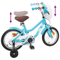 Produktbild för Barncykel 12 Tum för 2-4 åringar Ljusblå