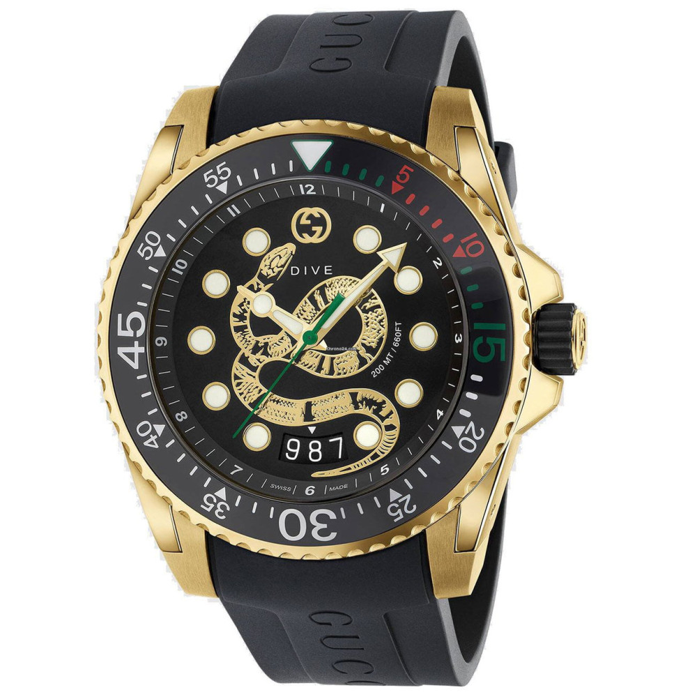 Produktbild för GUCCI YA136219 - Quartz Klocka Herr (45MM)