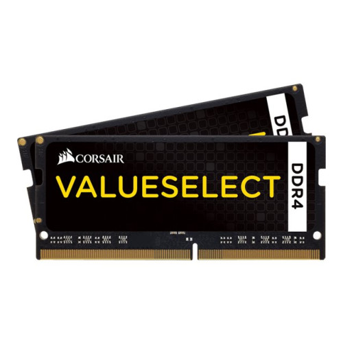 Corsair CORSAIR Value Select - DDR4 - sats - 16 GB: 2 x 8 GB - SO DIMM 260-pin - 2133 MHz / PC4-17000 - ej buffrad