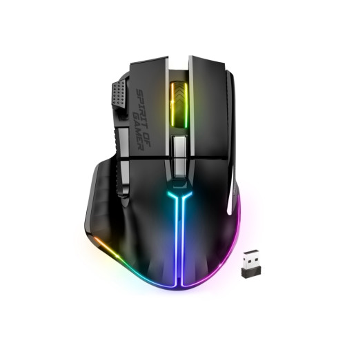 Spirit Of Gamer Spirit of Gamer PRO M5 DARK WIRELESS, högerhand, optisk, RF...