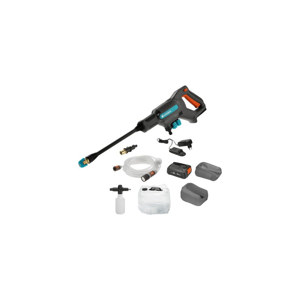 Produktbild för Gardena batteridriven högtryckstvätt AquaClean 24/18V, premi...
