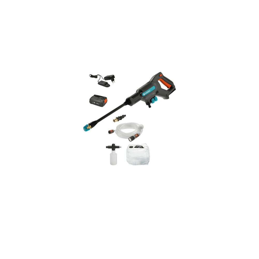 Produktbild för Gardena batteridriven högtryckstvätt AquaClean 24/18V, premi...