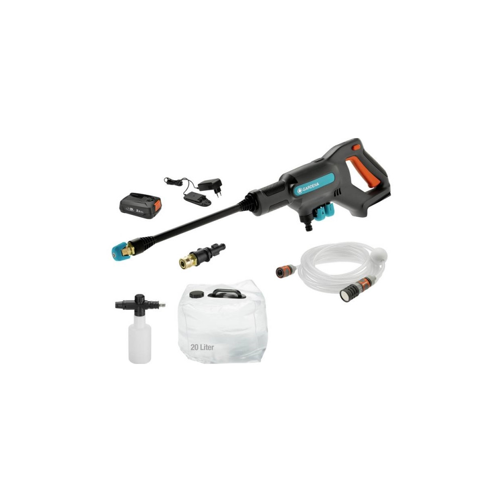 Produktbild för Gardena batteridriven högtryckstvätt AquaClean 24/18V, premi...
