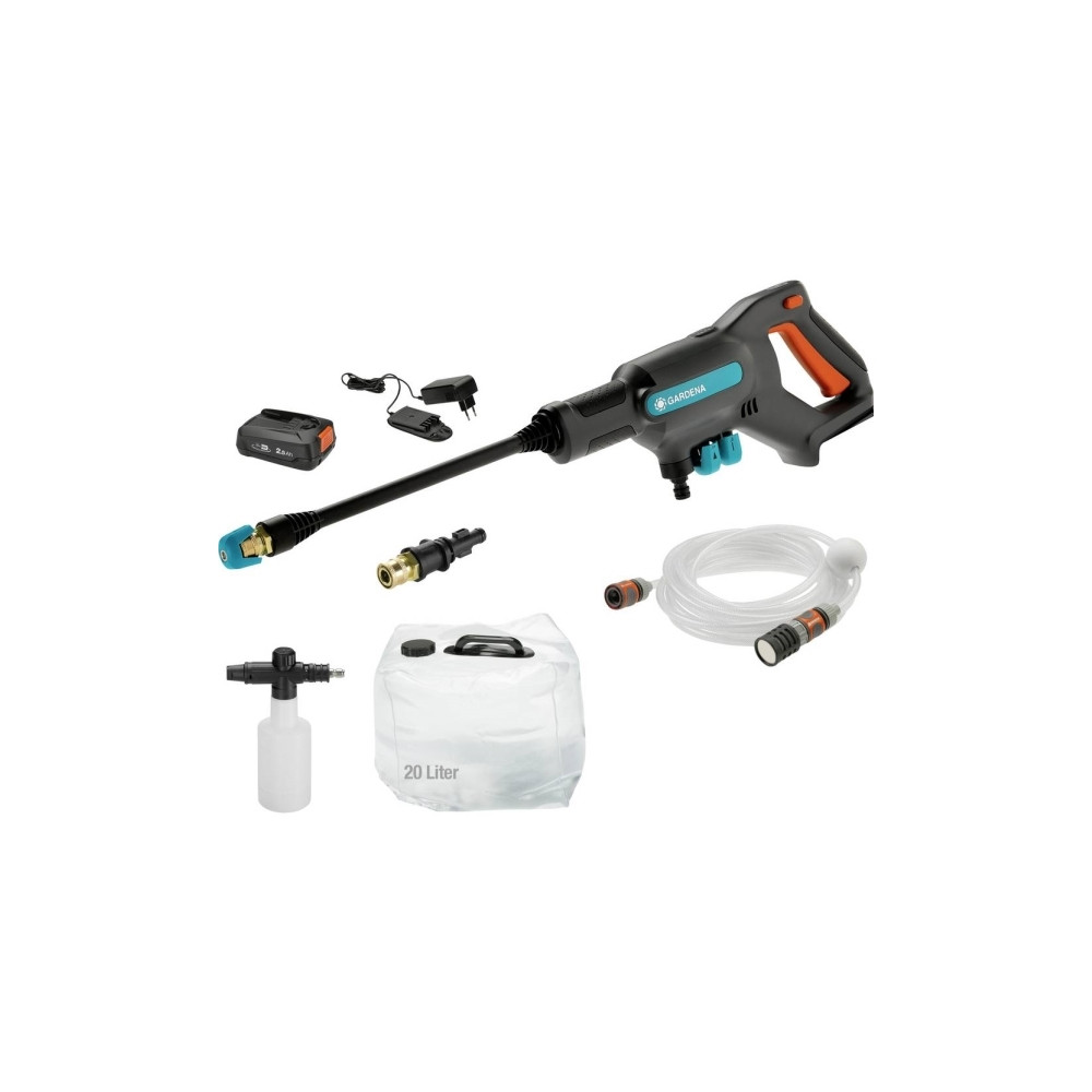 Produktbild för Gardena batteridriven högtryckstvätt AquaClean 24/18V, premi...