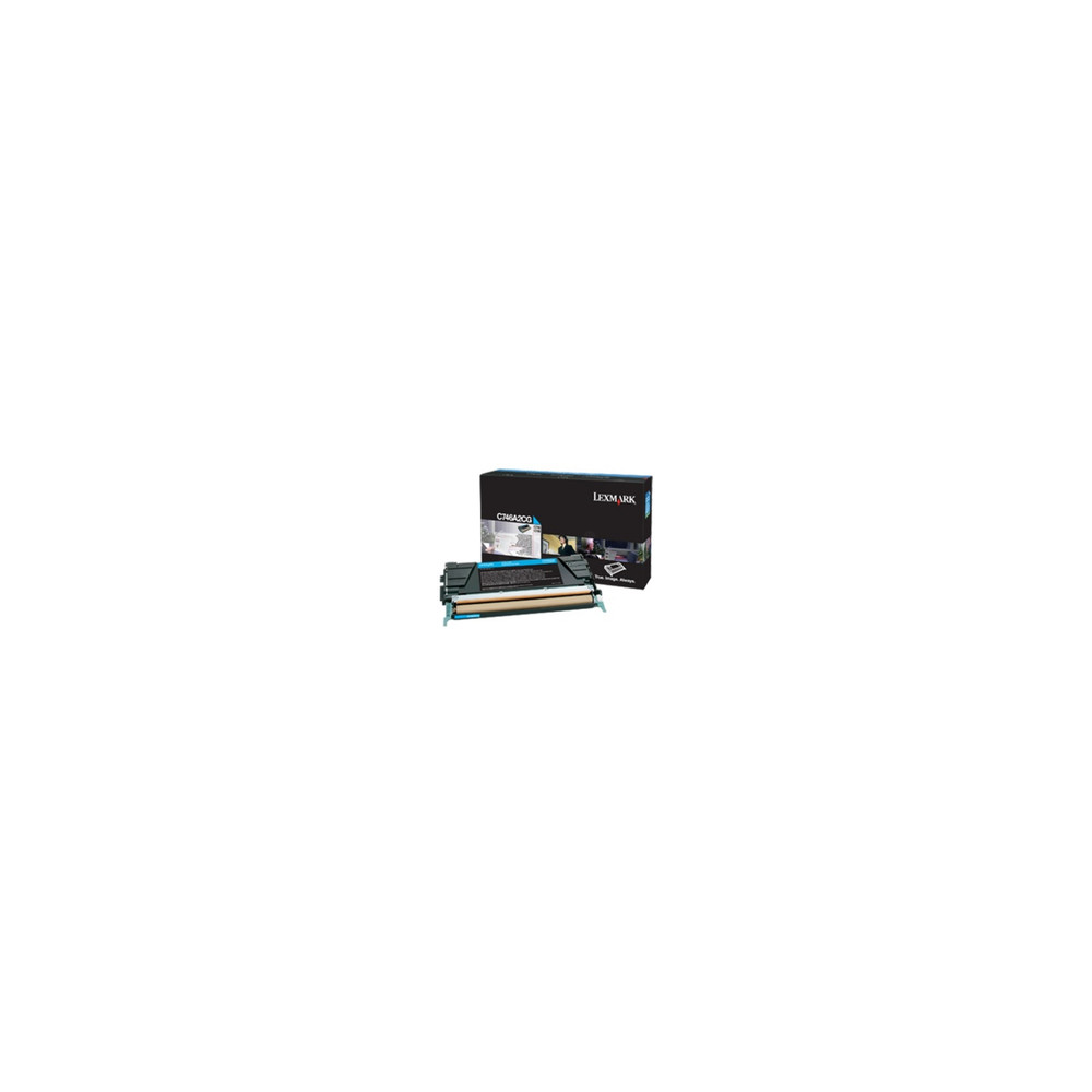Produktbild för Lexmark - cyan - original - tonerkassett - Lexmark Corporate