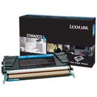 Produktbild för Lexmark - cyan - original - tonerkassett - Lexmark Corporate