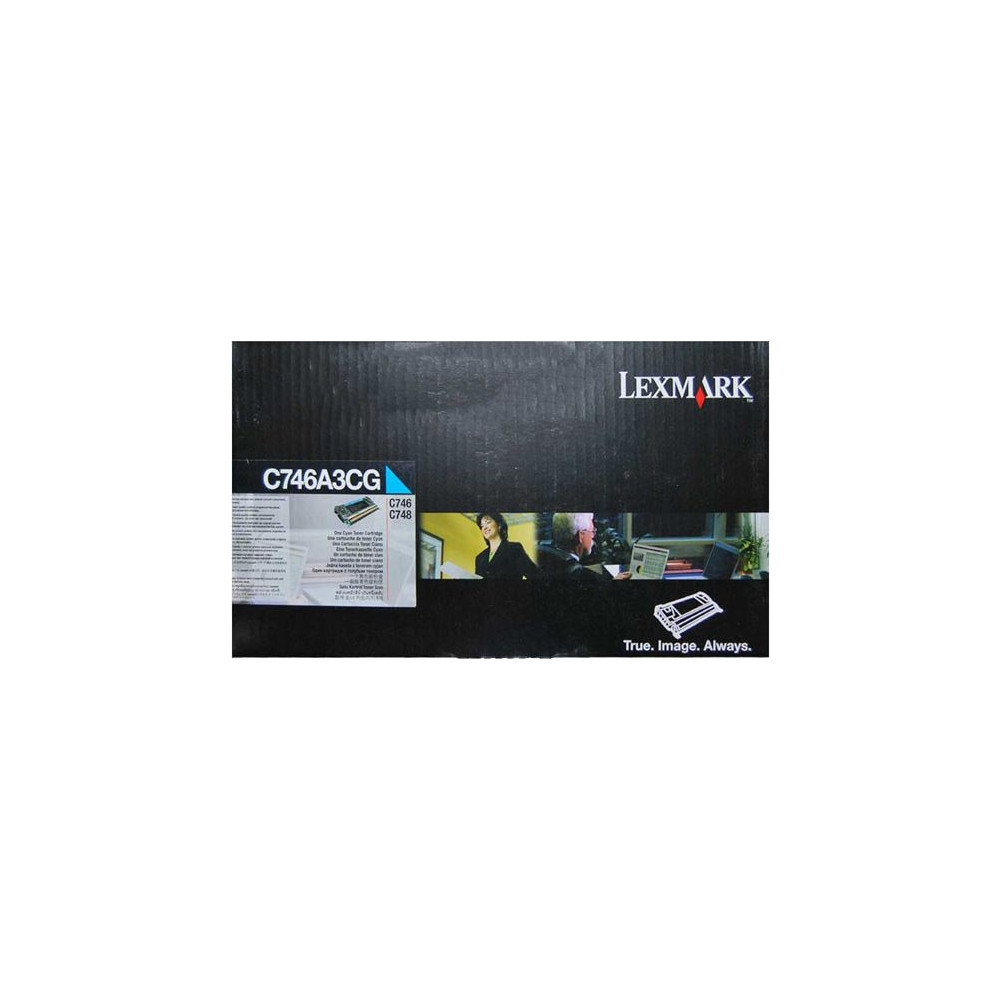 Produktbild för Lexmark - cyan - original - tonerkassett - Lexmark Corporate