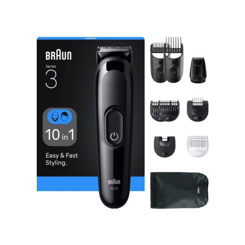 Braun Braun AIO3560, Svart, 0,5 mm, 2,1 cm, Batteri, 50 min, Inbyg...