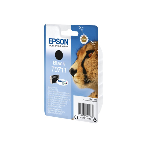 EPSON Epson T0711 - svart - original - bläckpatron