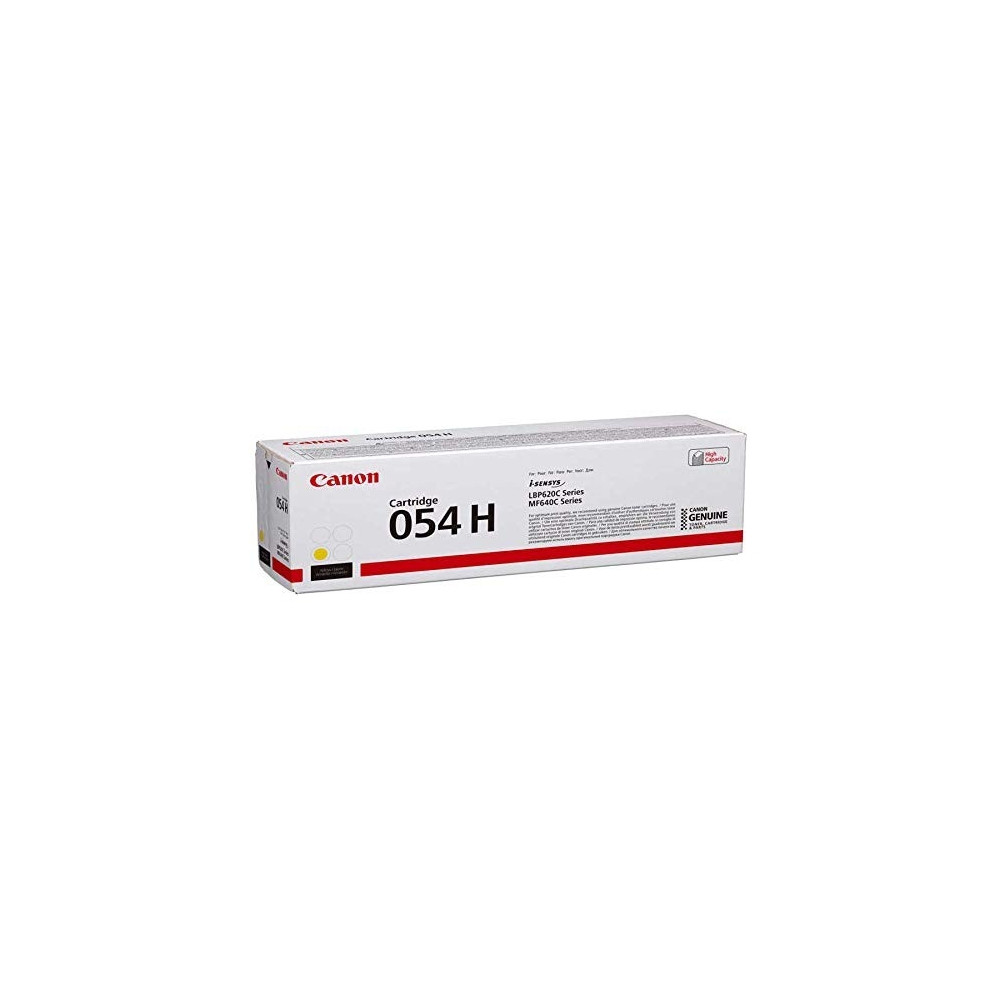Produktbild för Canon 054 H - hög kapacitet - gul - original - tonerkassett