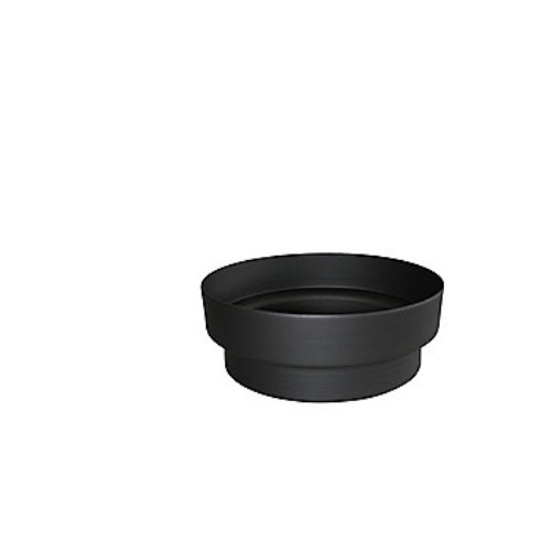 KIERULFF 150 mm Metalbestos svart rökröradapter 157 mm / 149 mm utvän...
