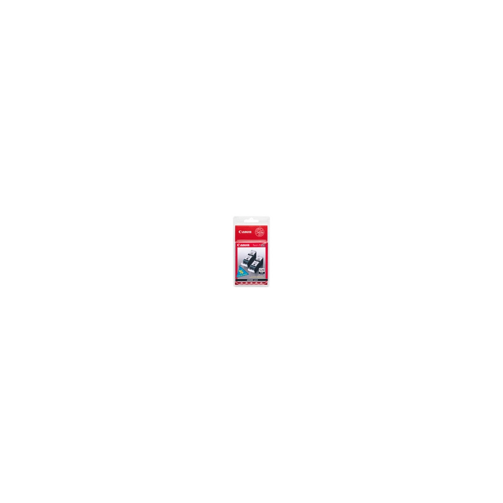 Produktbild för Canon PGI-520BK Twin Pack - 2-pack - svart - original - bläcktank