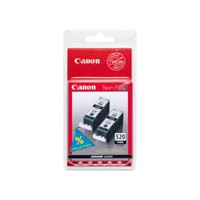 Produktbild för Canon PGI-520BK Twin Pack - 2-pack - svart - original - bläcktank