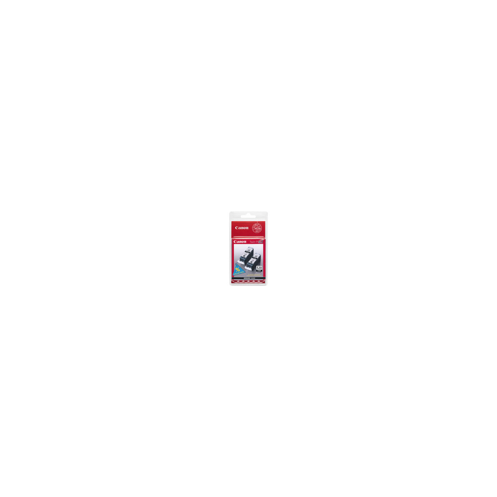 Produktbild för Canon PGI-520BK Twin Pack - 2-pack - svart - original - bläcktank