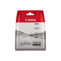 Produktbild för Canon PGI-520BK Twin Pack - 2-pack - svart - original - bläcktank