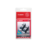 Produktbild för Canon PGI-520BK Twin Pack - 2-pack - svart - original - bläcktank