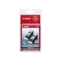 Produktbild för Canon PGI-520BK Twin Pack - 2-pack - svart - original - bläcktank