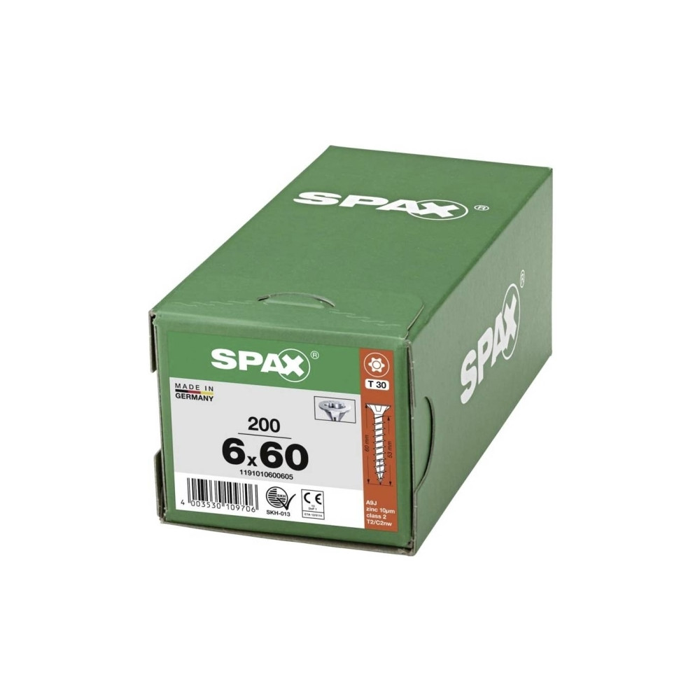 Produktbild för 6,0X60/53 FZB US TORX30 spånskiveskruv