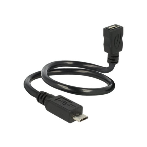 DeLOCK Delock OTG ShapeCable - USB-förlängningskabel - mikro-USB typ B till mikro-USB typ B - 35 cm