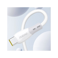 Produktbild för USB-kabel Dudao L25ST 5 A USB-A till USB-C med mjukt silikon...