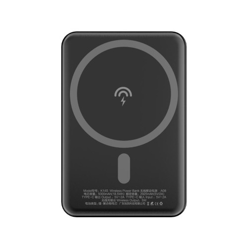 Dudao DUDAO trådlös powerbank MagSafe 5000 mAh svart K14S wireless...