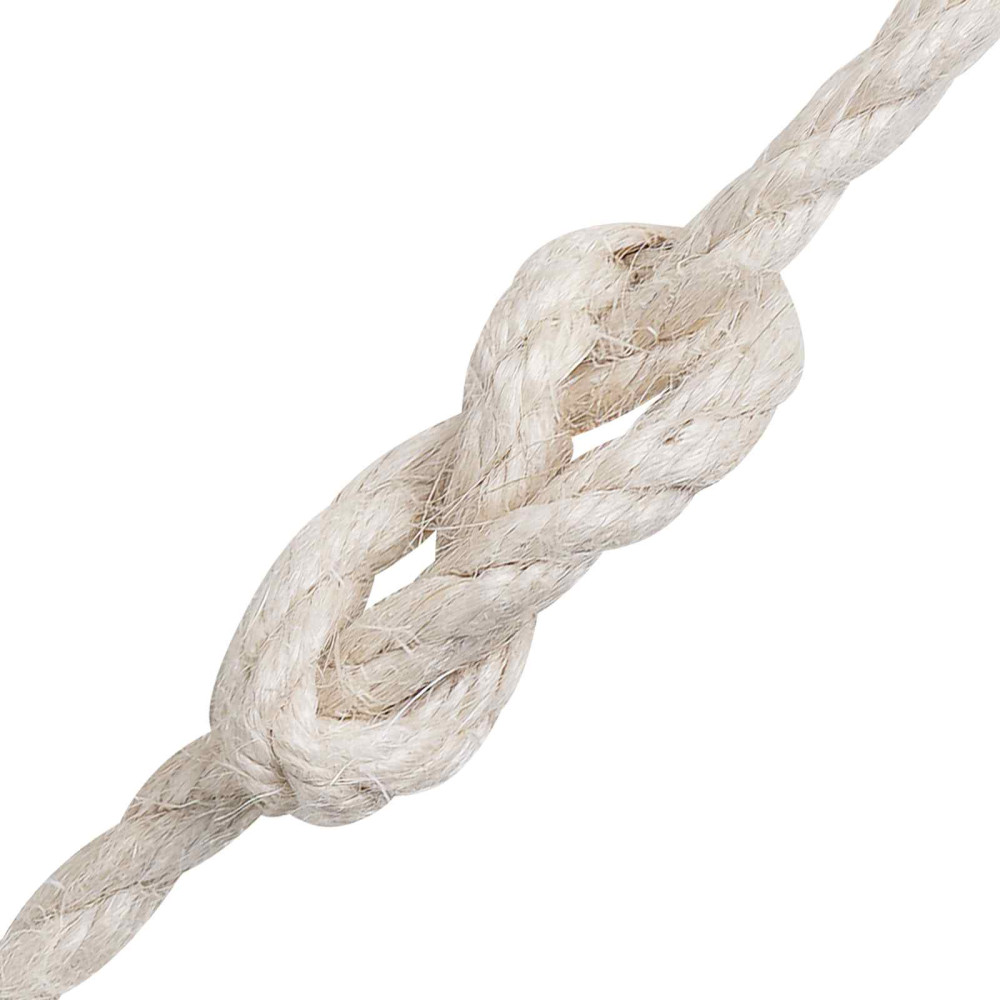 Produktbild för Jutegarn 2 pcs 2 Vit 100% Tossa jute