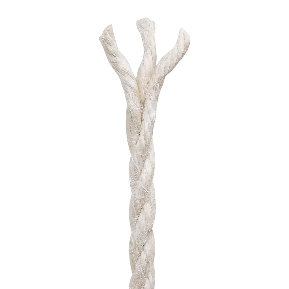 Produktbild för Jutegarn 2 pcs 2 Vit 100% Tossa jute