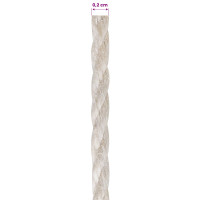 Produktbild för Jutegarn 10 pcs 2 Vit 100% Tossa jute