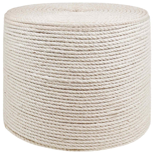 vidaXL Juterep 8 Vit 100% Tossa jute