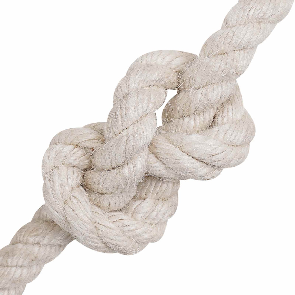 Produktbild för Juterep 12 Vit 100% Tossa jute