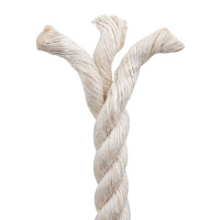 Produktbild för Juterep 12 Vit 100% Tossa jute