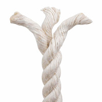 Produktbild för Juterep 14 Vit 100% Tossa jute