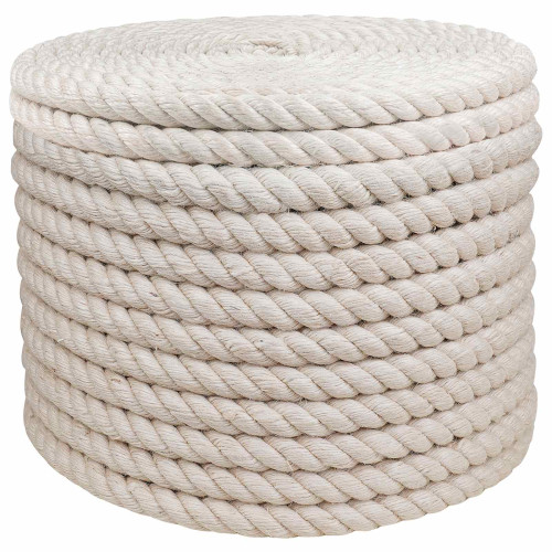 vidaXL Juterep 16 Vit 100% Tossa jute