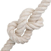 Produktbild för Juterep 20 Vit 100% Tossa jute