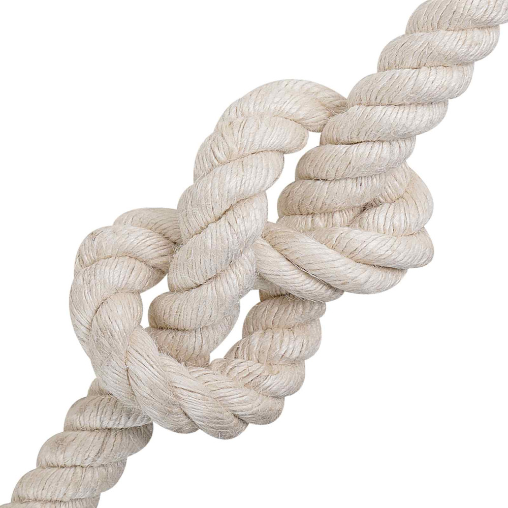Produktbild för Juterep 20 Vit 100% Tossa jute