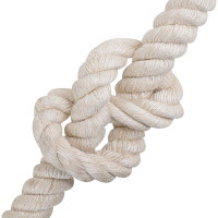 Produktbild för Juterep 24 Vit 100% Tossa jute