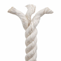 Produktbild för Juterep 24 Vit 100% Tossa jute