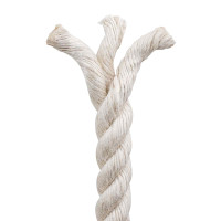 Produktbild för Juterep 30 Vit 100% Tossa jute