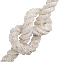 Produktbild för Juterep 30 Vit 100% Tossa jute