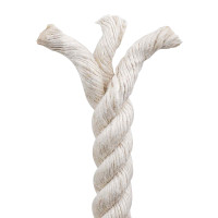 Produktbild för Juterep 36 Vit 100% Tossa jute