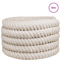 Produktbild för Juterep 36 Vit 100% Tossa jute