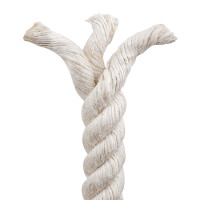 Produktbild för Juterep 50 Vit 100% Tossa jute