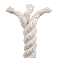 Produktbild för Juterep Vit 100% Tossa jute