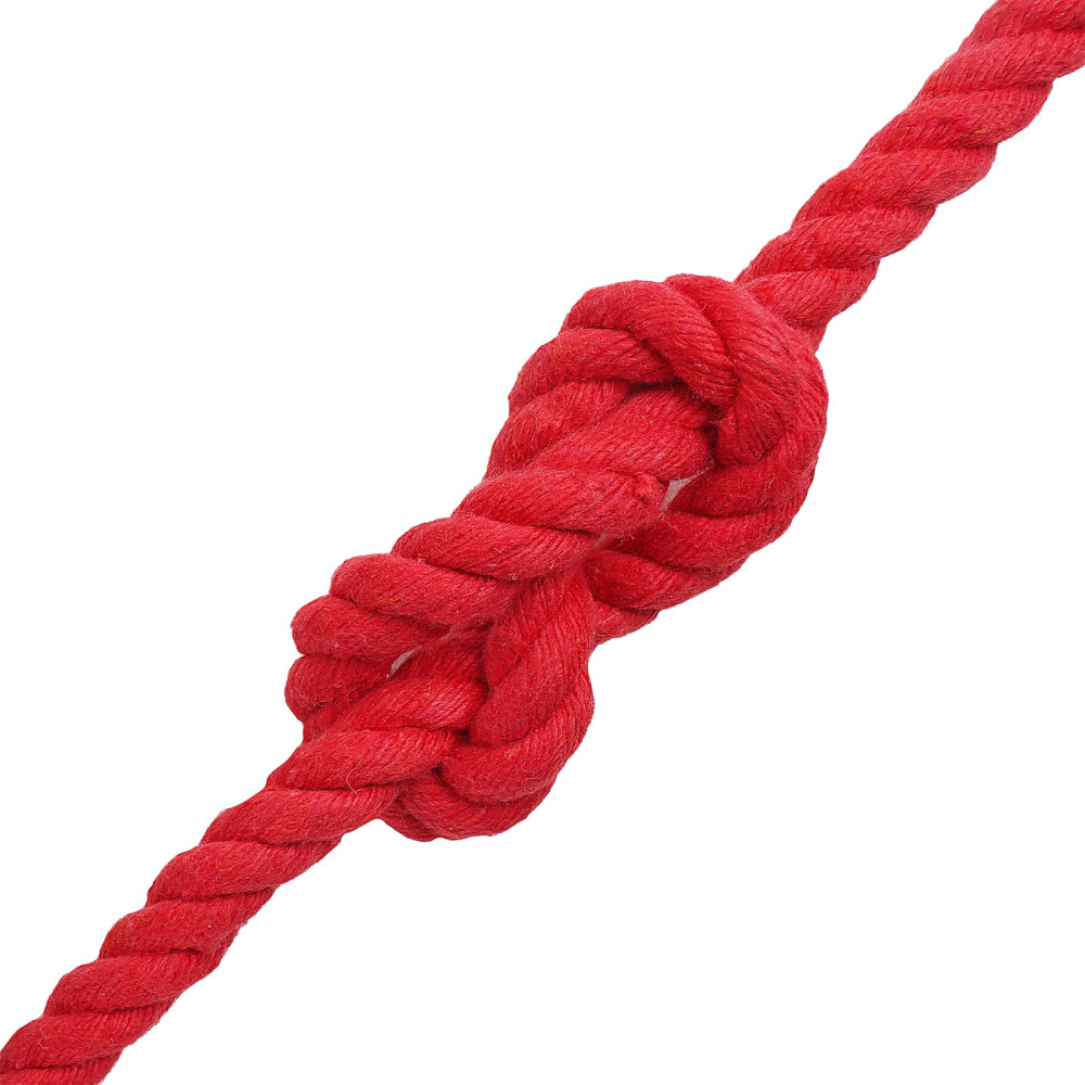 Produktbild för Rep Röd 1 x 1 x 5000 cm Bomull