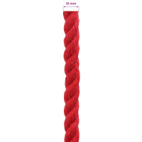 Produktbild för Rep Röd 1 x 1 x 10000 cm Bomull